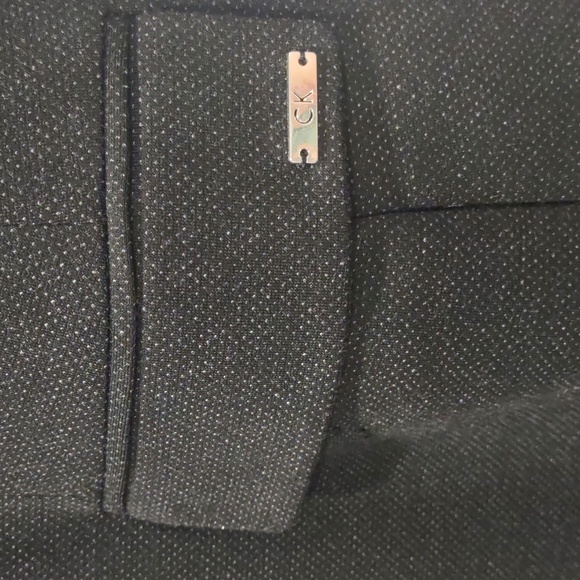 Calvin Klein Charcoal Grey Long Coat Size 14 - Picture 3 of 12